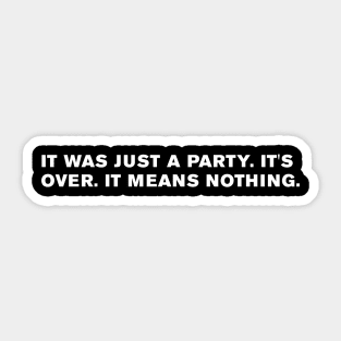 The Addams Family Quote Sticker